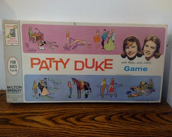 Vintage Boardgame, Patty Duke Board Game, Board Game by Milton Bradley, 1964#