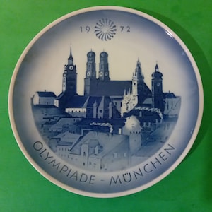 Vintage Collector Plate, Olympiad Munchen Plate, 1972#