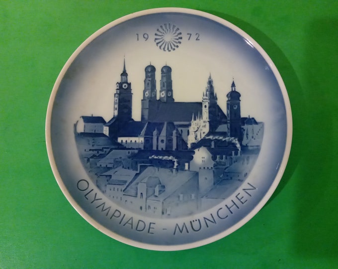 Vintage Olympiade Munchen Plate, 1972#