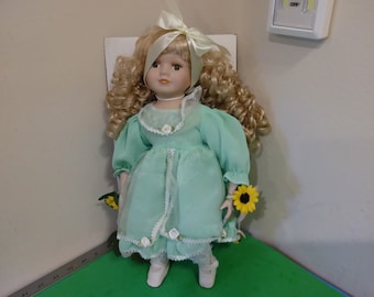 Vintage Kinnex Porcelain Doll "Constance" from the ANNA Collection