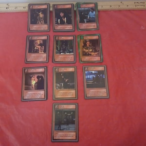 Vintage Card Game, Highlander Card Game Cards, &quot;Nefertiri Cards&quot;, 1990&#39;s