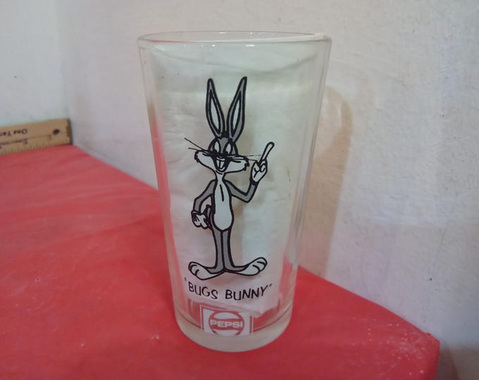 Vintage Collector Glasses, Child's Drinking Glass, Looney Tunes by Pepsi, Bugs, Daffy, Porky, and More or, Woody, Tom or Jerry, 1970's