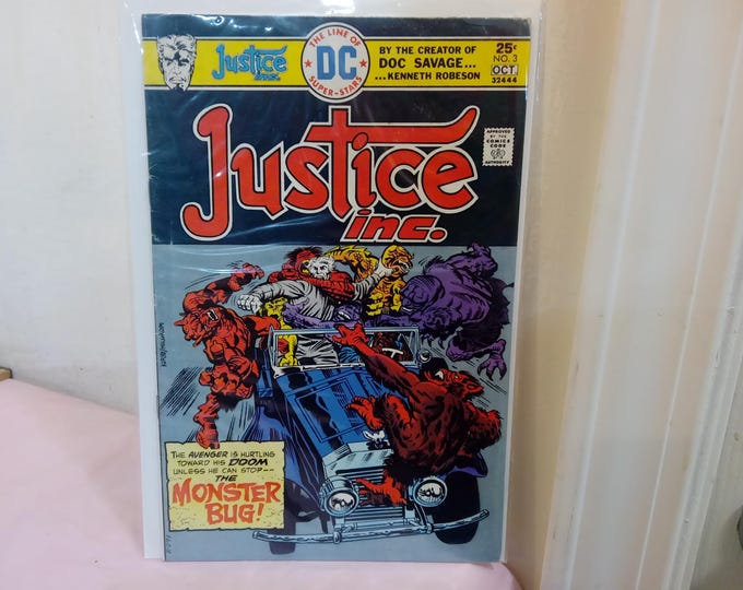Vintage Comic Books, DC Comic Books, Justice Inc., Various Issues #3, 1970's