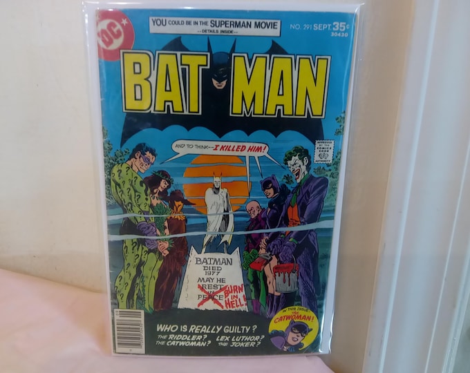 Vintage DC Comic Books, Batman, Various Issues, 1970/80/90's