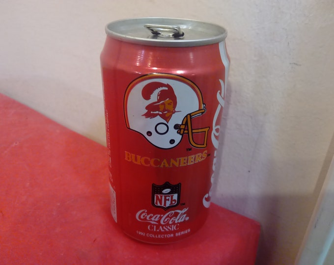 Vintage Coca-Cola Can, Coke Can "Tampa Bay Buccanners", 1992#