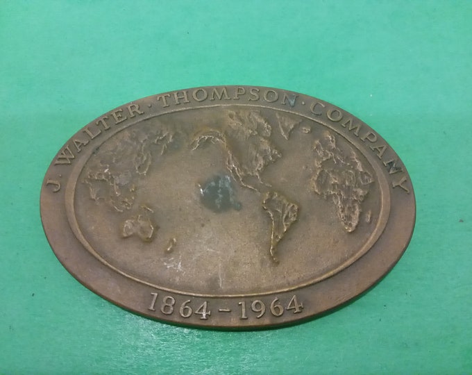 Bronze J. Walter Thompson Company Medal, 1964 #B