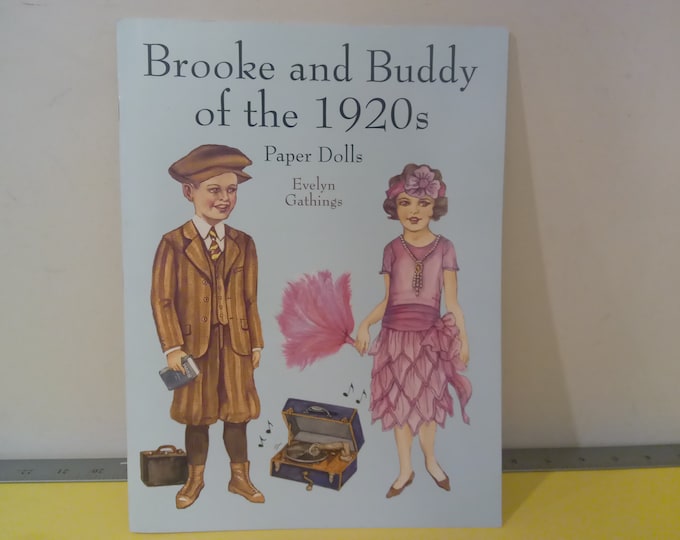 Vintage Paper Dolls, Brooks and Buddy, Empire Costumes, or Dearest Dollies Paper Dolls