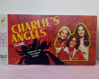 Vintage Board Game, Charlie's Angels Board Game by Milton Bradley, 1978#