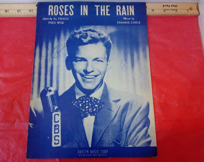 Vintage Music Sheets, Roses in the Rain, Little Piggie, White Christmas, Together, Hello Dolly, In My Arms, and Others