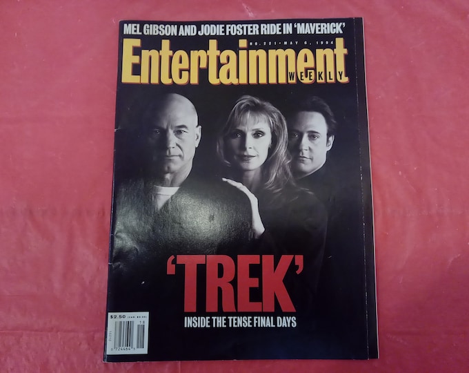 Vintage Magazine, Entertainment Weekly "Trek Inside the Tense Final Days", May 6, 1994