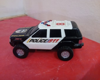 Vintage Toy Police SUV, Police SUV Jeep by Empire MFG Inc., 1996