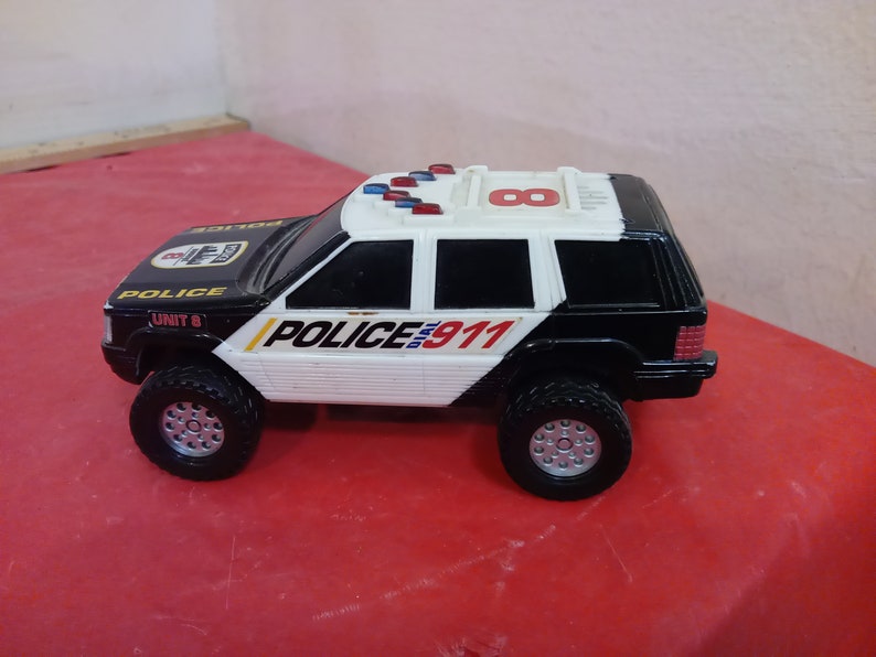 Vintage Toy Police SUV, Police SUV Jeep by Empire MFG Inc., 1996 image 1