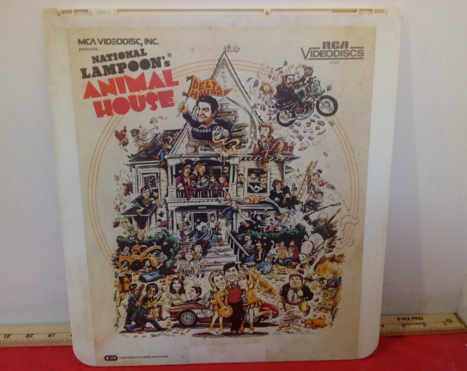 Vintage Video Disc Movie, National Lampoon's Animal House by RCA Video, 1983#