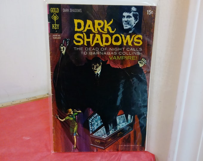 Vintage Comic Books, Dark Shadows by Gold Key, Various Issues, 1970's