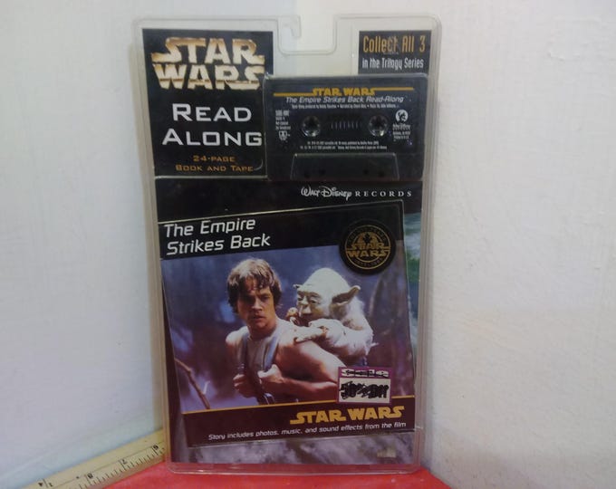 Vintage Disney Star Wars Items, Cassette Tapes "Return of Jedi" or "Empire Strikes Back", Cd of Episode 1 "Phantom Menace", and Other Items