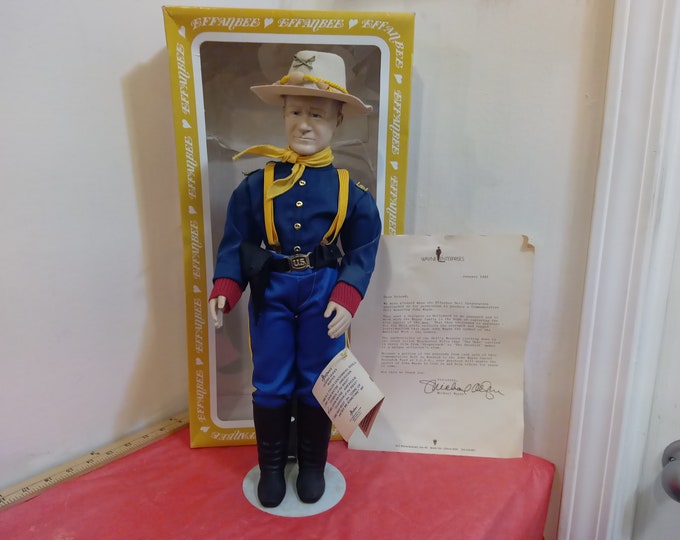 Vintage Doll, Effanbee Doll "Cavalry John Wayne", 1982