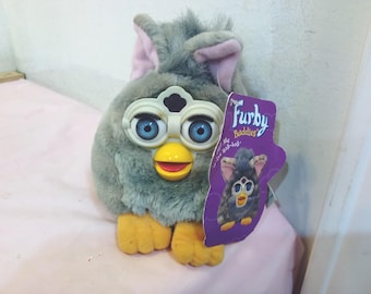 Vintage Plush Keychains and Figure, Furby Buddies "Up Down" Figure or Different Furby Keychains, 2000's