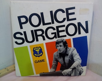 Vintage Board Game, Police Surgeon Game from Television Series, 1972#