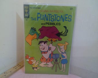 Vintage Comic Books, Gold Key Comic Books "The Flintstones", Various Issues, 1960's