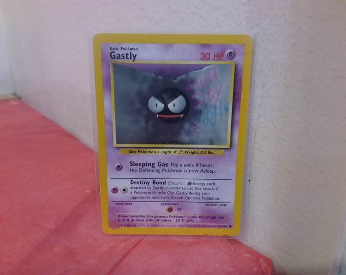 Vintage Trading Collectible Gaming Cards, Pokemon Game Cards, Slowpoke, Gastly, Dark Hypno. Ledian, Weedle, Dark Muk, and Others, 1999-2000