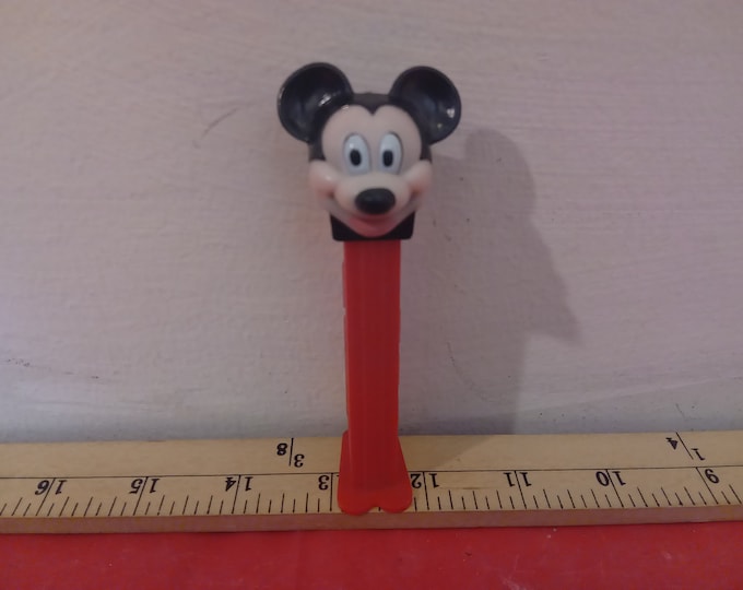 Vintage Candy Dispenser, Pez Candy Dispenser Empty Collector Item, Mickey Mouse, Donald Duck, Pluto, Snoopy, Snowman, Lamb, and More