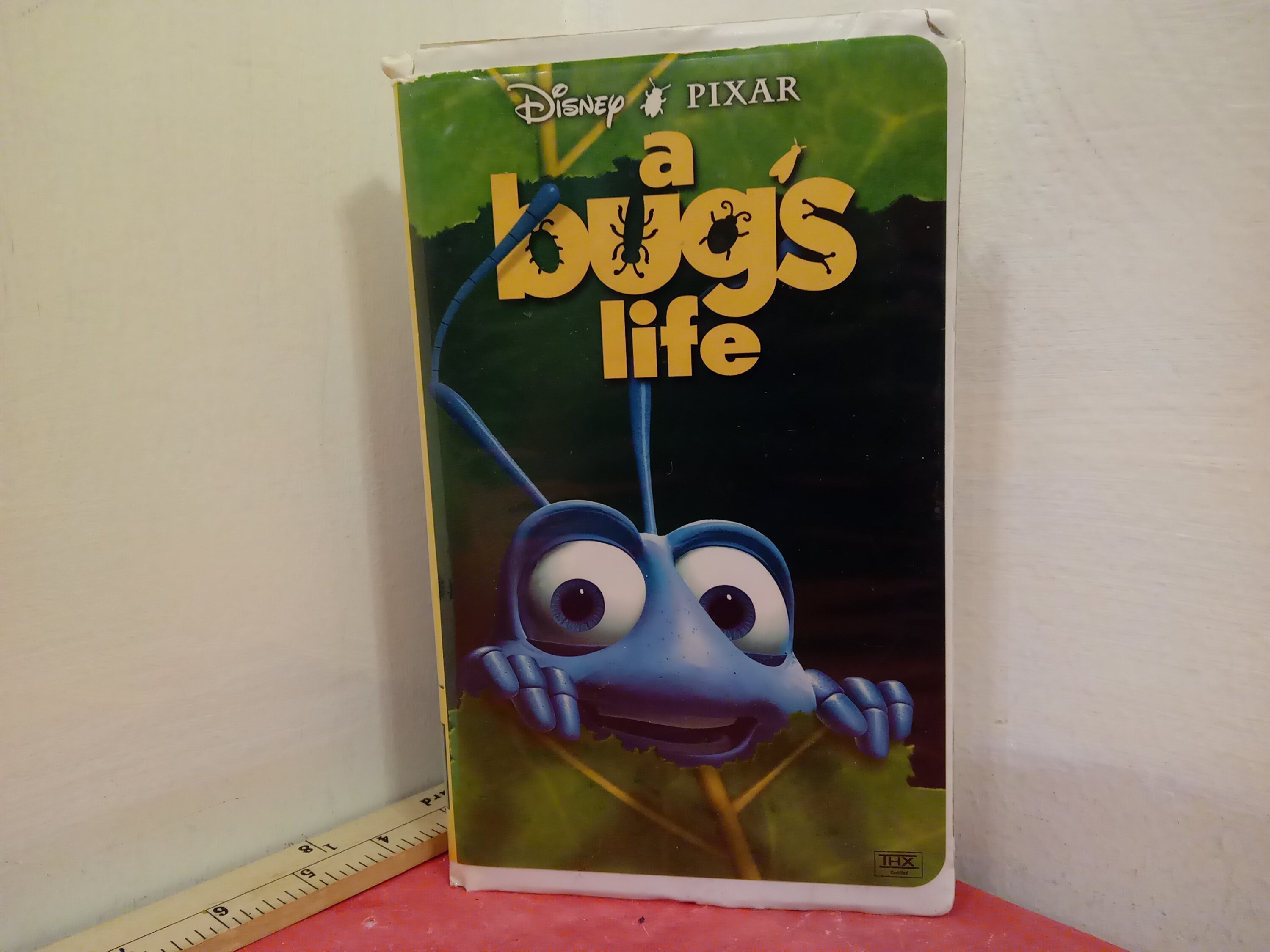 Vintage VHS Movie Tape, A Bug's life, Disney/Pixar