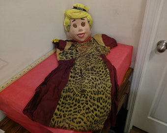 Vintage Wilma Flintstone Halloween Costume, Ben Cooper, Small 4-6, 1960's~