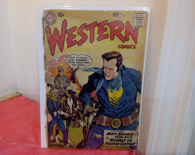 Vintage Western Comic Books, The Western Kid, Tomahawk, Western Comics, and Prize Comics Western, 1950's-70's