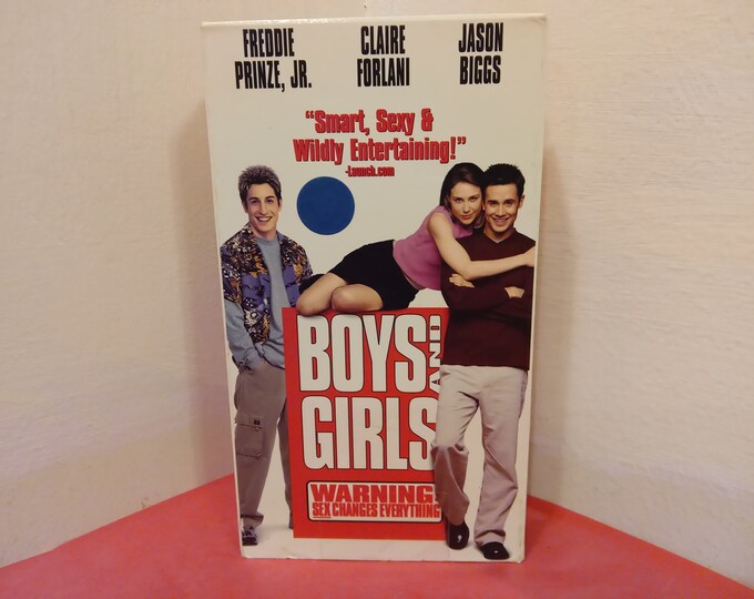 Vintage VHS Tape Movie, Boys and Girls Movie, 2000~