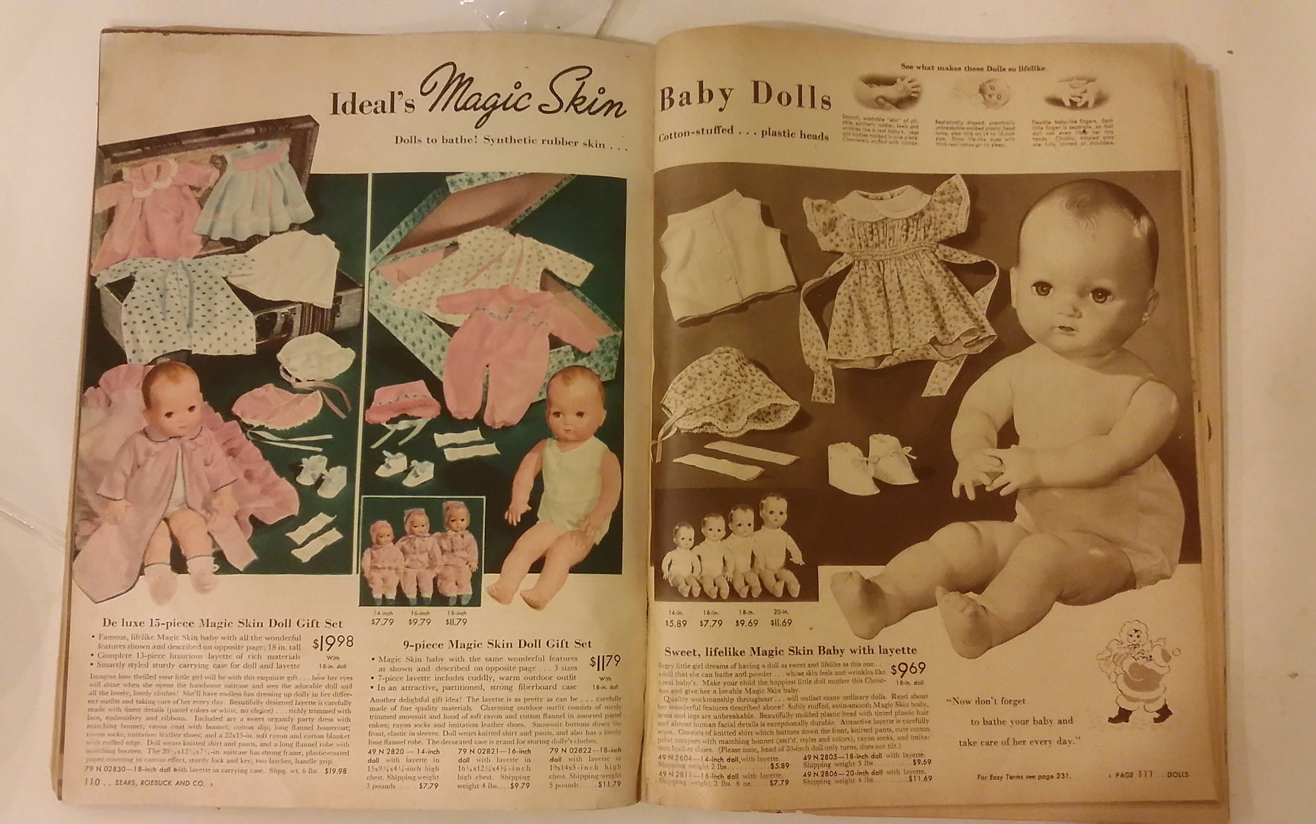 Sears and Roebuck Co. Merry Christmas Catalog, DollsToysXmas Gifts, 1946