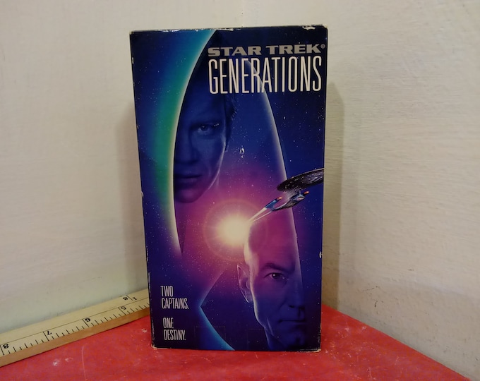 Vintage VHS Tape, Star Trek: Generations, 1995~