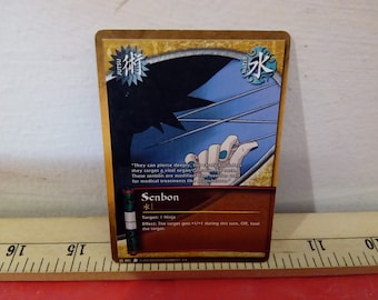 Vintage Card Game, Naruto Collectible Card Game "Senbon", "Anbu", "Eblsu", "Hayate Gekko" and Others, 2002