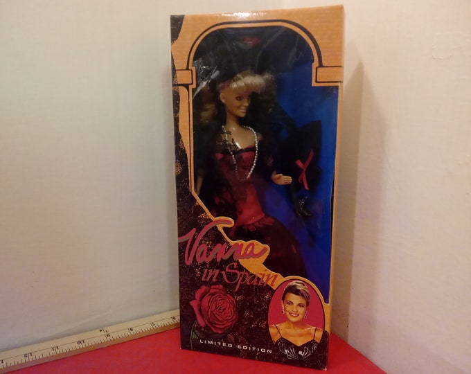 Vintage Vanna White Doll, Limited Edition Spain, 1990's