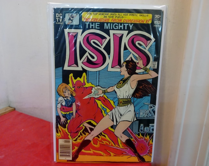 Vintage DC Comic Books, The Mighty Isis, 1970's