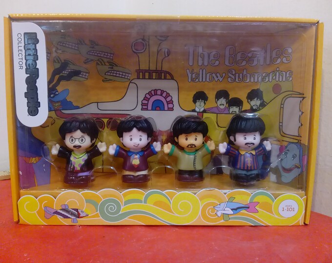 Vintage Action Figures, Little People Collector "The Beatles Yellow Submarine" by Fisher Price, 2019