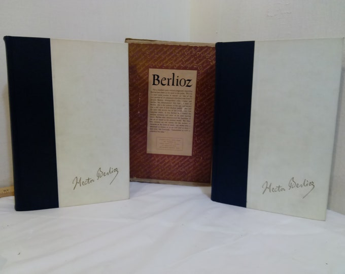 Vintage Hard Cover Books, Berlioz and the Romantic Century, Two Volume Set, 1950