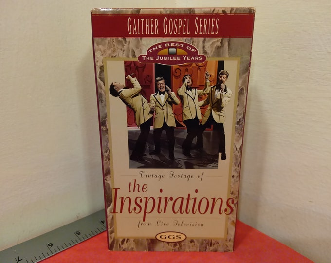 Vintage VHS Movie Tape, Gaither Gospel Series "The Inspirations", 1997~