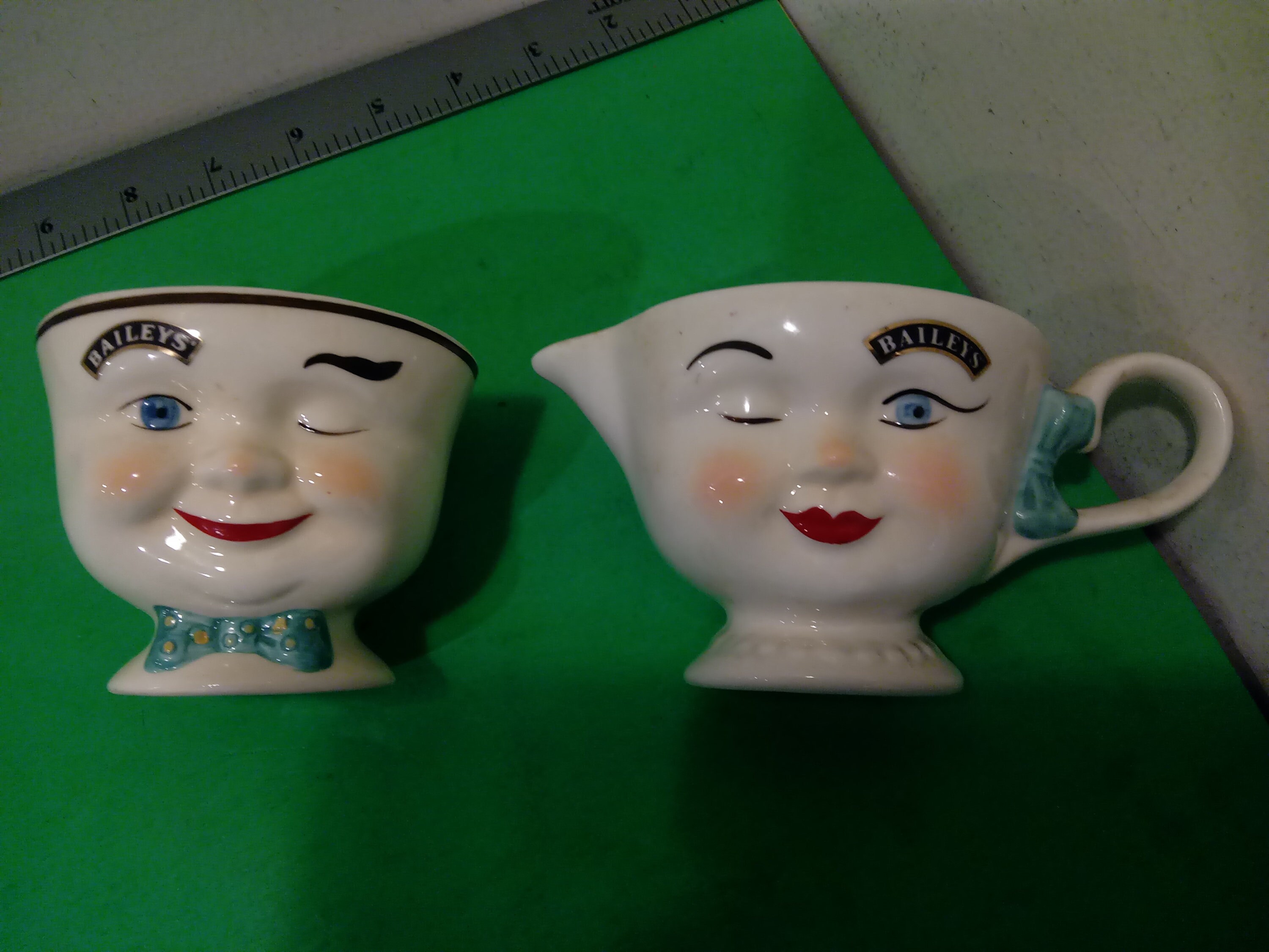 Baileys Creamer and Sugar Bowl Set, 1996