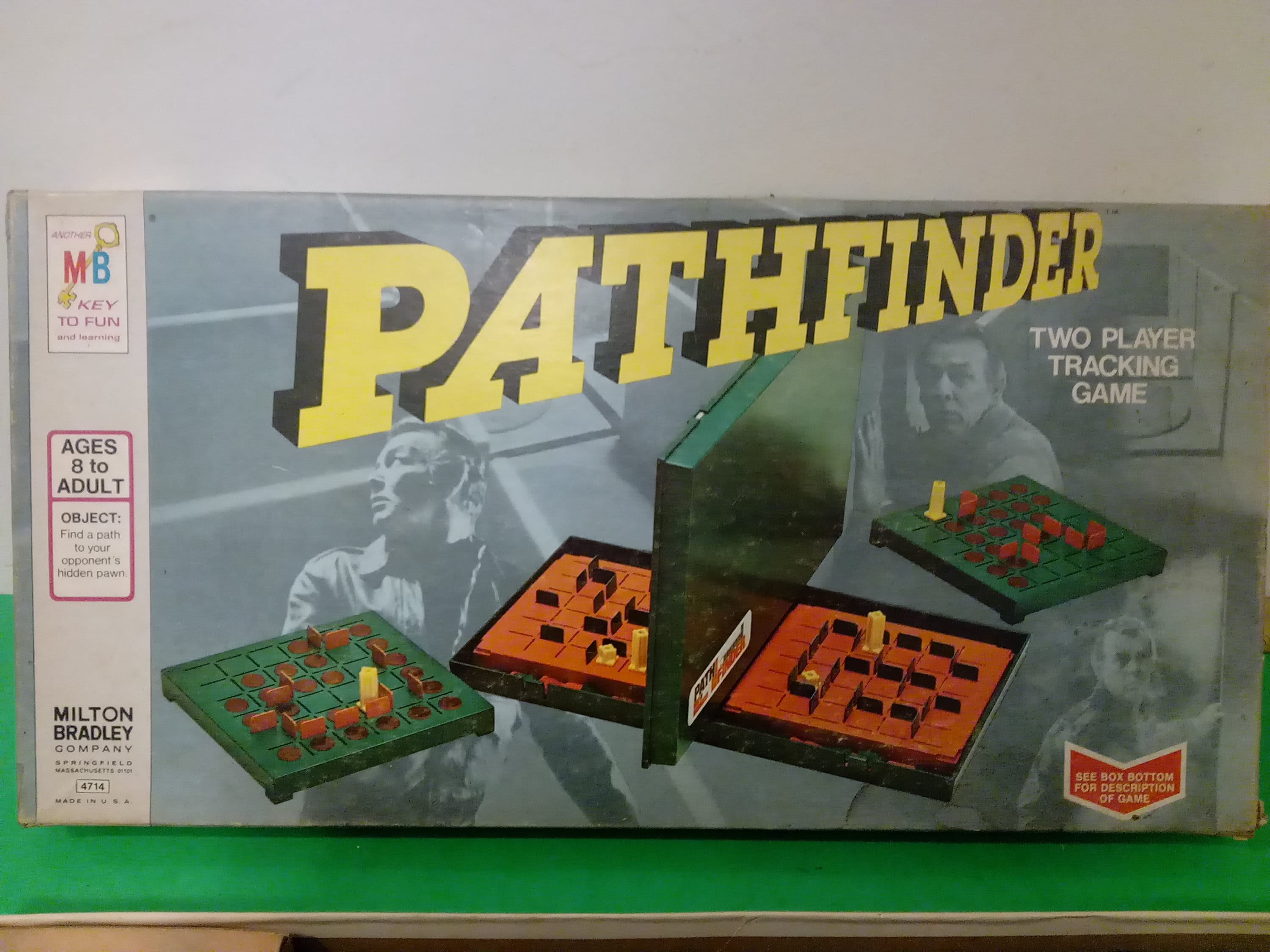 Vintage Milton Bradley Pathfinder Board Game, 1977