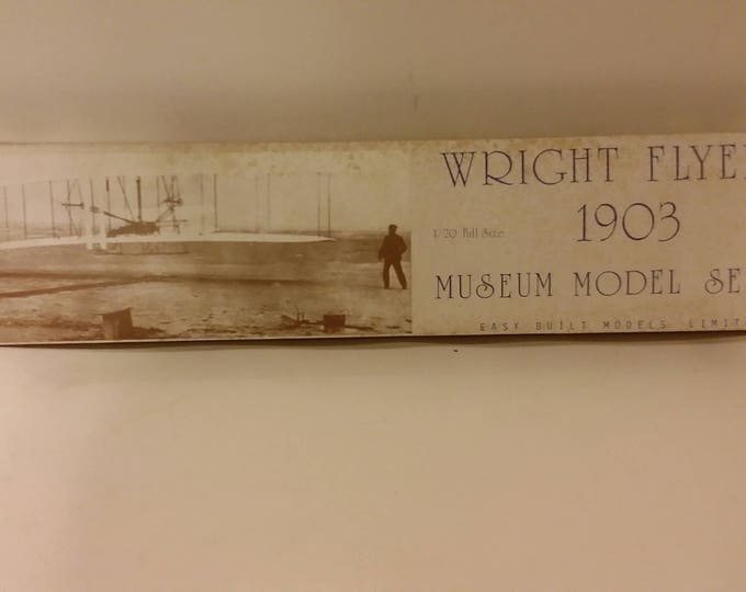 Easy Models Wright Flyer 1 1903 Museum Model Series 1/20 Scale, 1940's