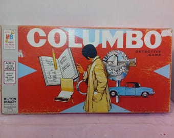 Vintage Board Game, Columbo or Baretta Board Games by Milton Bradley, 1973/76#