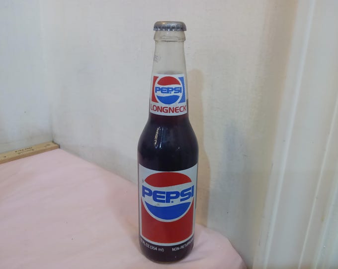 Vintage Full Soda Bottles, Pepsi Longnecks, Diet Pepsi Longnecks, New Bern Pepsi Collector's Item, or Sparkling Pepsi-Cola Bottle