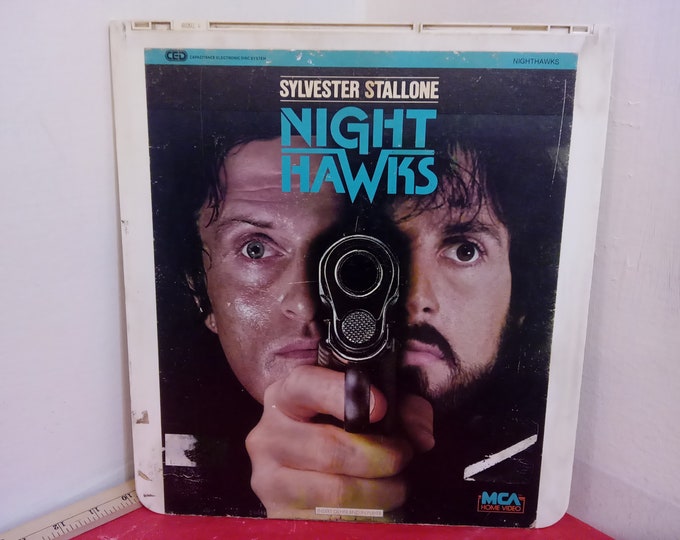 Vintage Video Disc Movie, Night Hawks by MCA Home Video Discs, 1980's