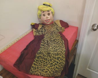 Vintage Wilma Flintstone Halloween Costume, Ben Cooper, Small 4-6, 1960's~