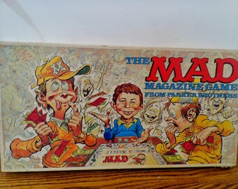 Vintage Board Game, The Mad Magazine by Parker Brothers, 1979
