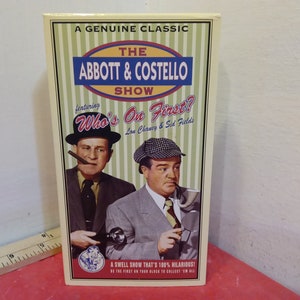 Vintage VHS Movie Tapes, The Abbott & Costello Show &quot;Who&#39;s on First&quot;, 1997#