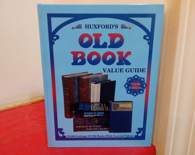 Vintage Hardcover Book, Huxford's Old Book Value Guide, 1994