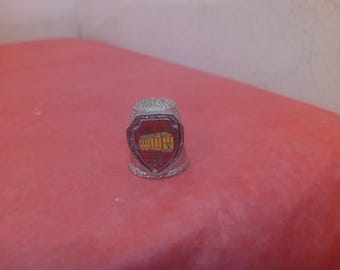 Vintage Metal Collector Thimbles, Mount Vernon "Whistler Mother", Chincoteague, Smithville, and Cable Car San Francisco