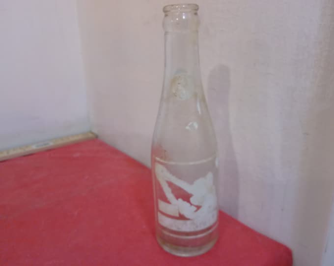 Vintage Soda Bottle, Brownie Beverages Bottle 7oz, Winston Salem Seven Up Bottling Company