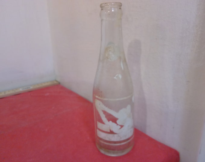 Vintage Soda Bottle, Brownie Beverages Bottle 7oz, Winston Salem Seven Up Bottling Company